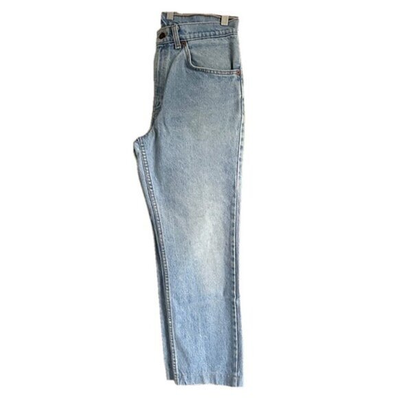 Vintage Levi's Orange Tab High-rise Straight Jeans - 30 x 25" (cropped / petite) - Picture 5 of 14